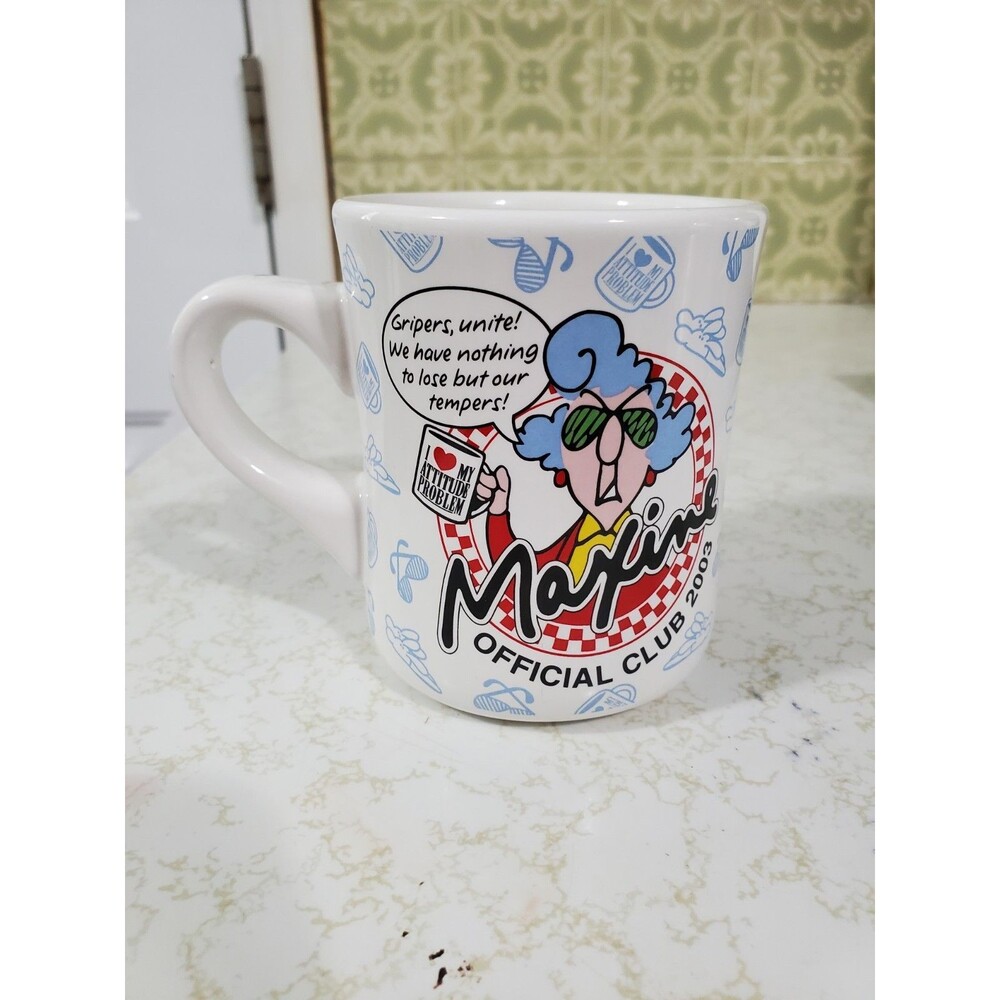 Maxine Mug Official Club 2003 Gripers Unite Ceramic My Attitude Problem